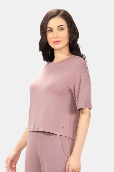 Amante Unwind Crop Top - Grape Shake — image 2